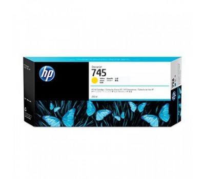 Картридж HP 745, Желтый для HP DesignJet, 300ml (F9K02A)